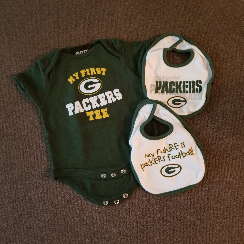 Packers Onesie with Bibs